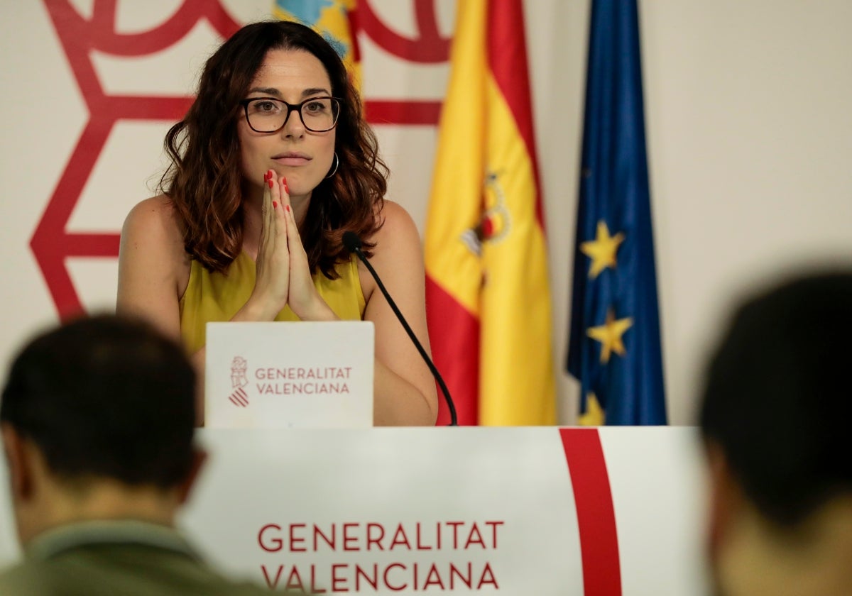 La vicepresidenta del Consell y titular de Servicios Sociales, Aitana Mas