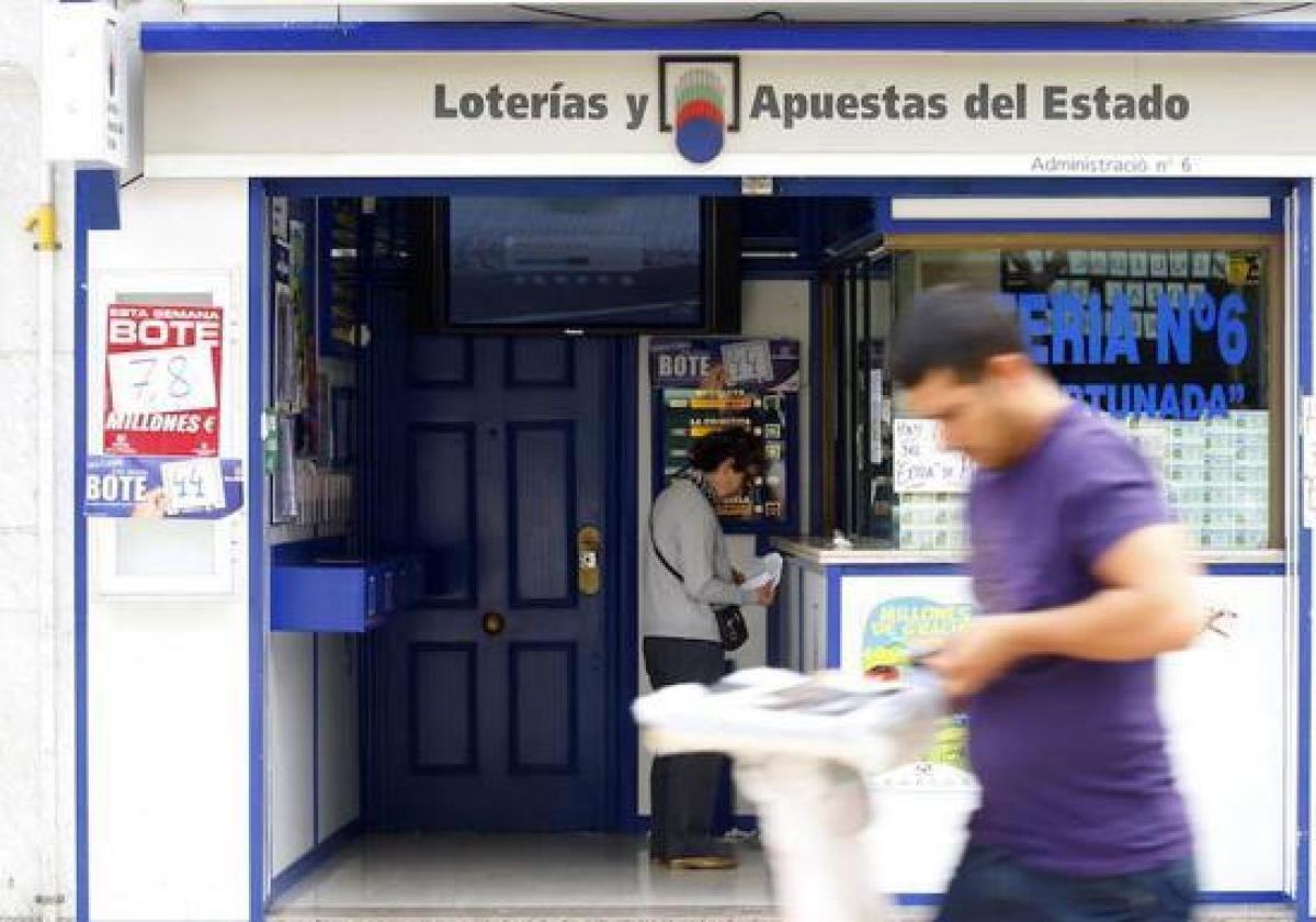 Una administración de lotería.