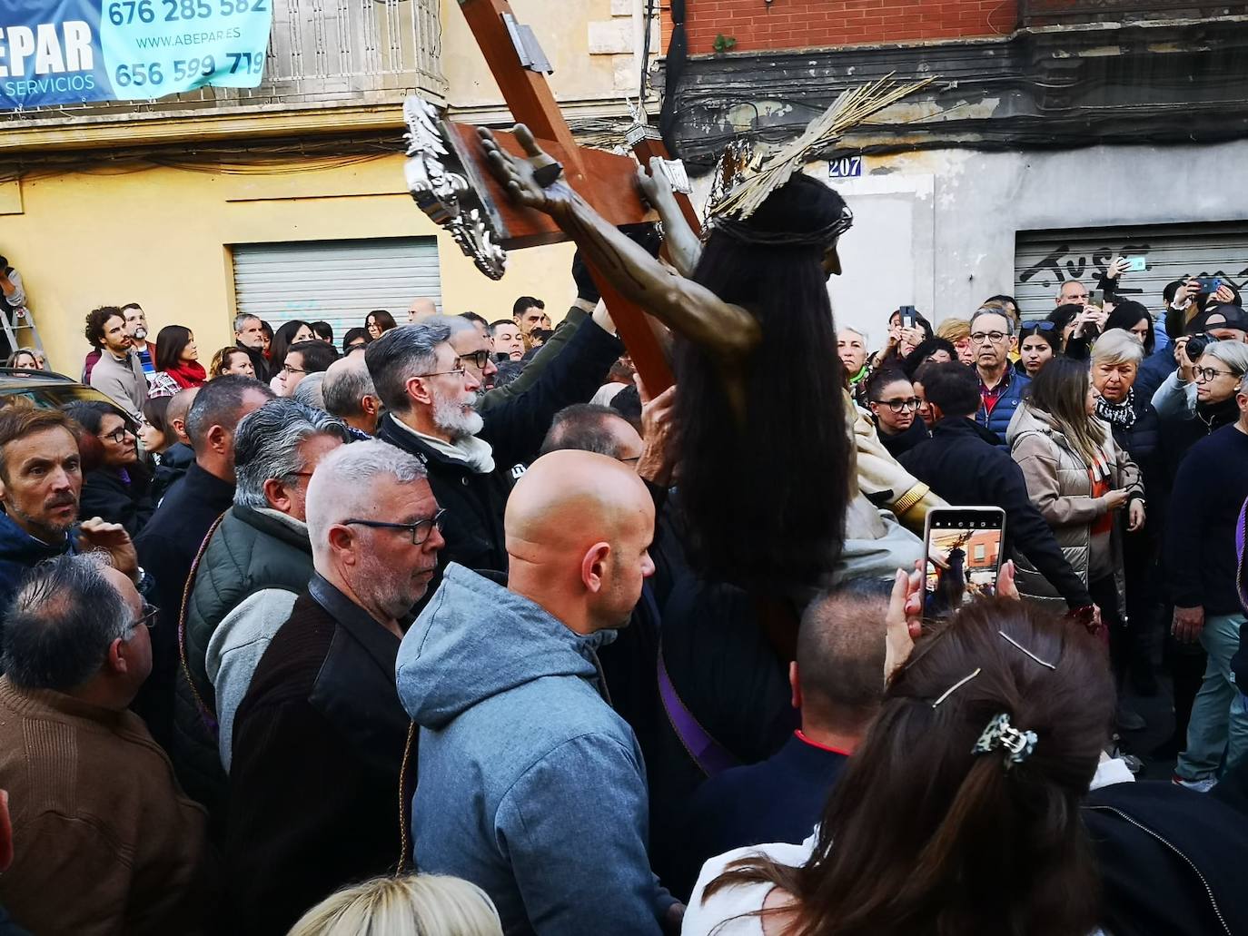 Encuentro de los dos Cristos en el Cabanyal