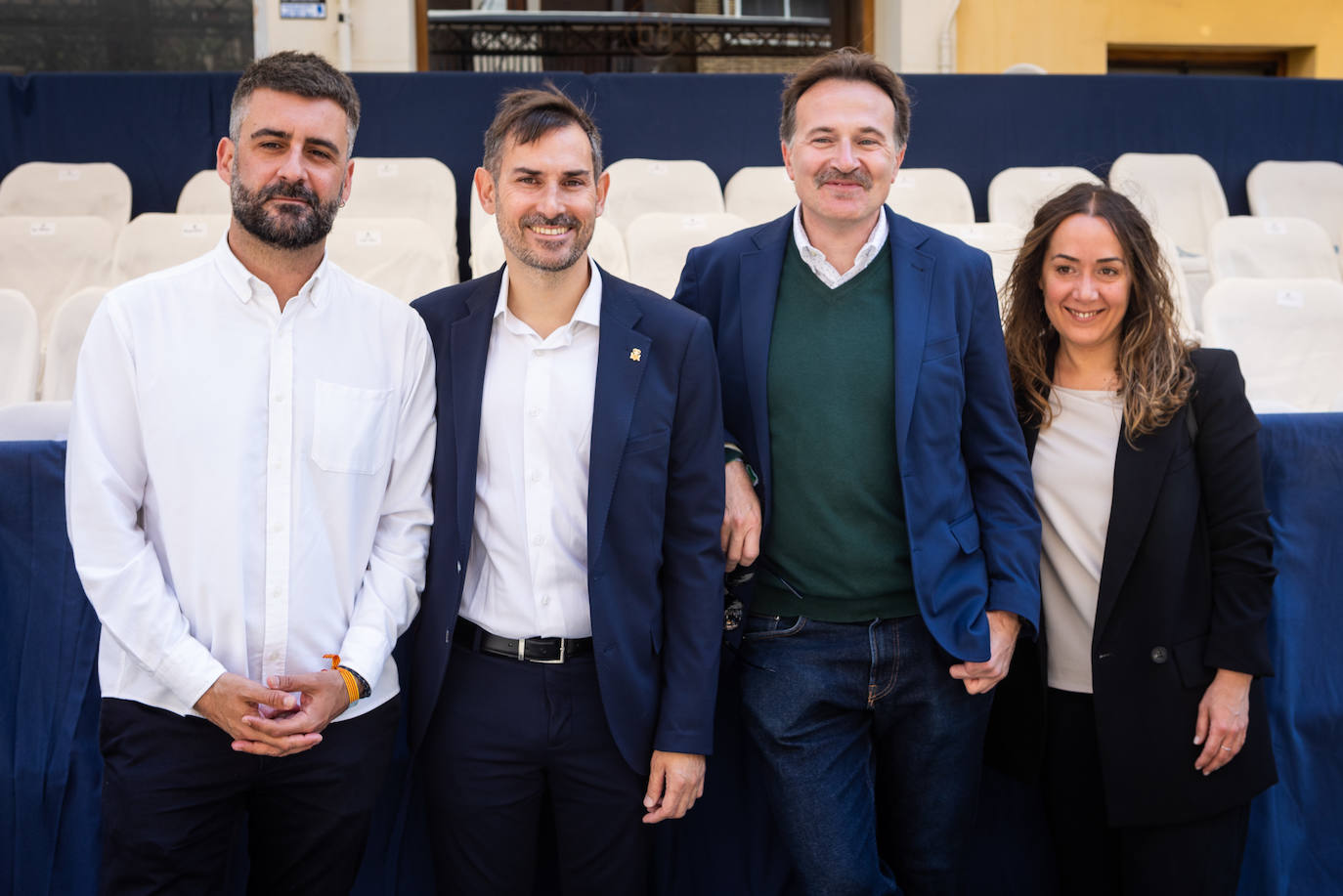 Los políticos, en el Desfile de Resurrección de la Semana Santa Marinera 2023