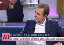 Alessandro Lequio durante 'El programa de Ana Rosa'.