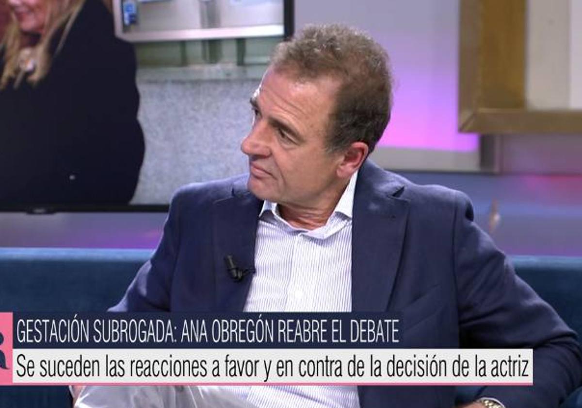 Alessandro Lequio durante 'El programa de Ana Rosa'.