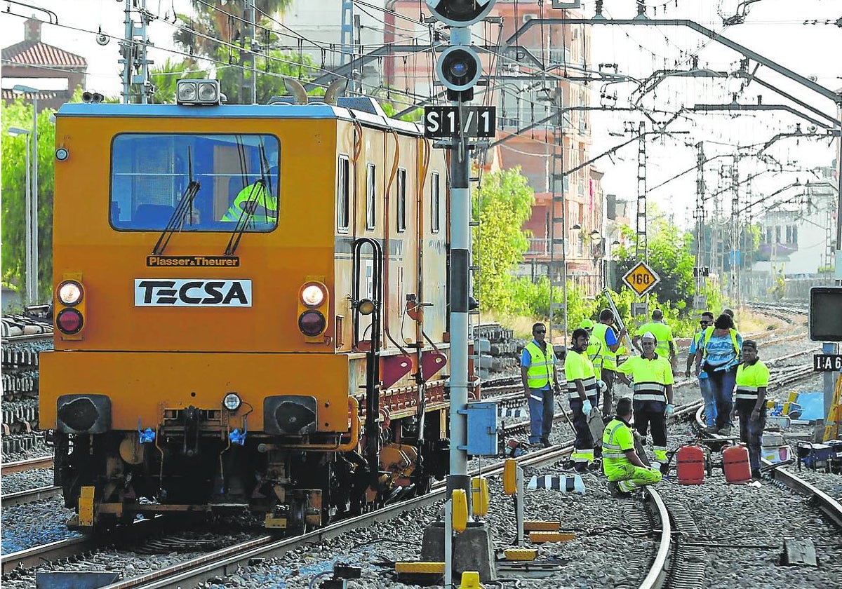 Obras del tercer carril en la Comunitat.