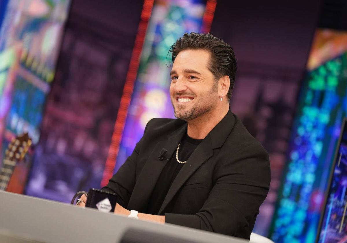 David Bustamante en su visita al programa de 'El Hormiguero'