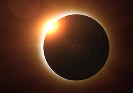 Eclipse anular de sol.