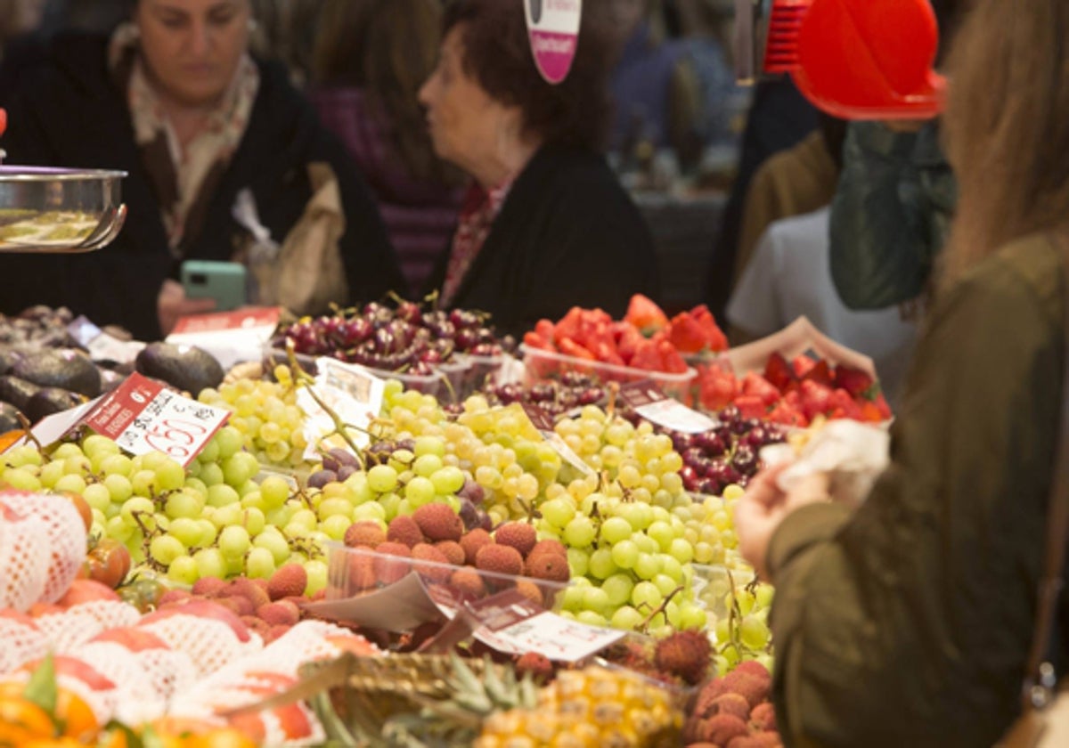 Pues de frutas en Valencia.