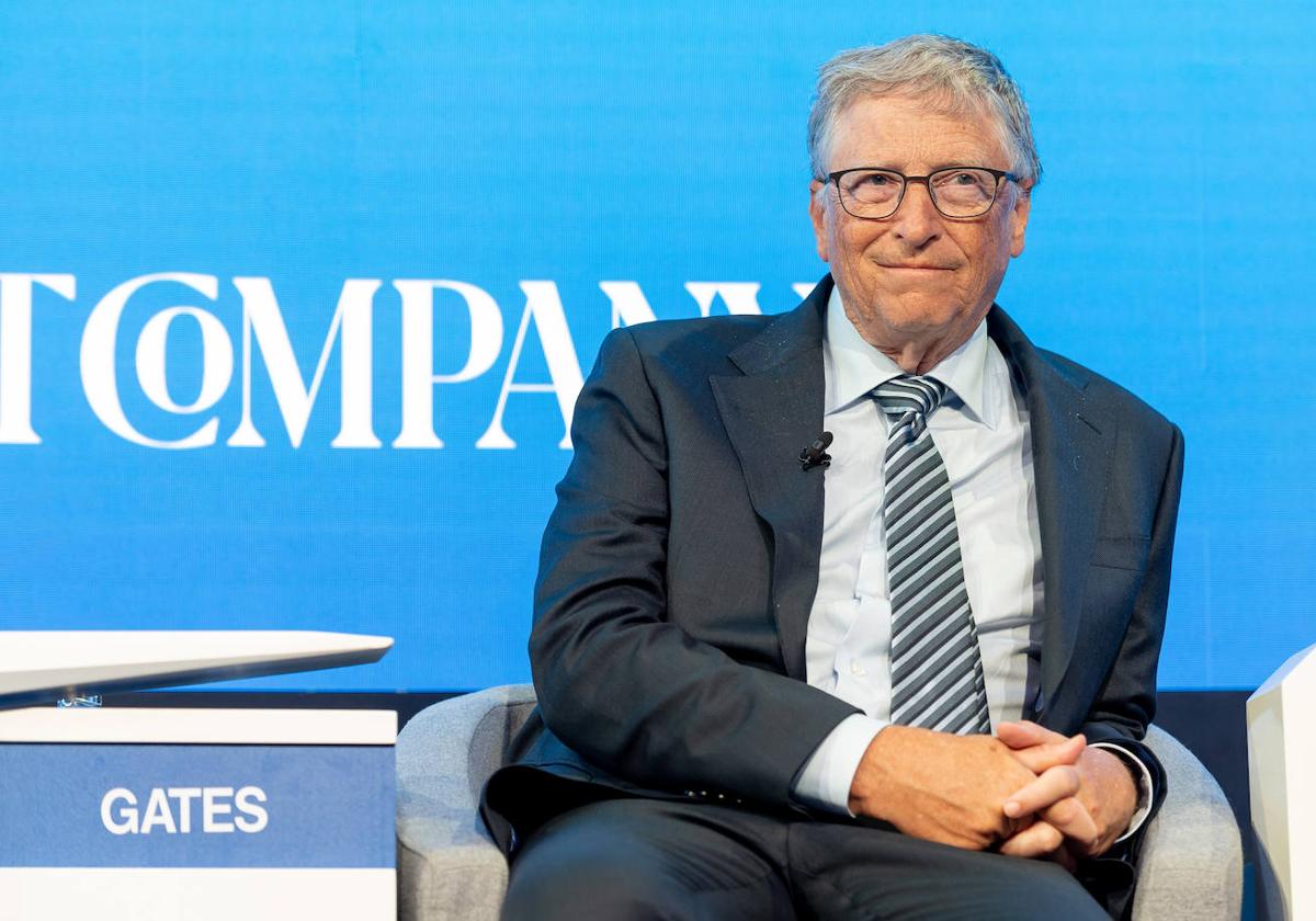 Bill Gates en una imagen de archivo durante su intervención en Davos, Suiza