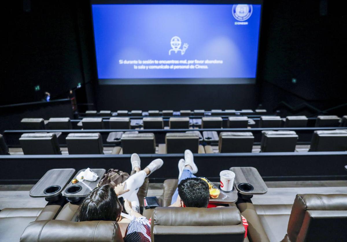 Una de las salas de los cines Bonaire