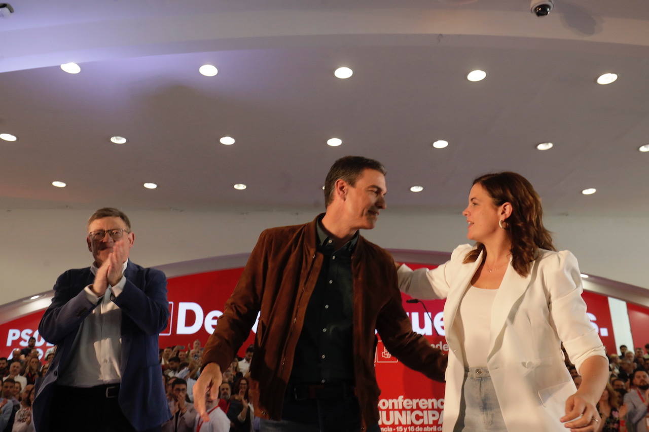 Pedro Sánchez visita Valencia con motivo de la conferencia municipal del PSOE