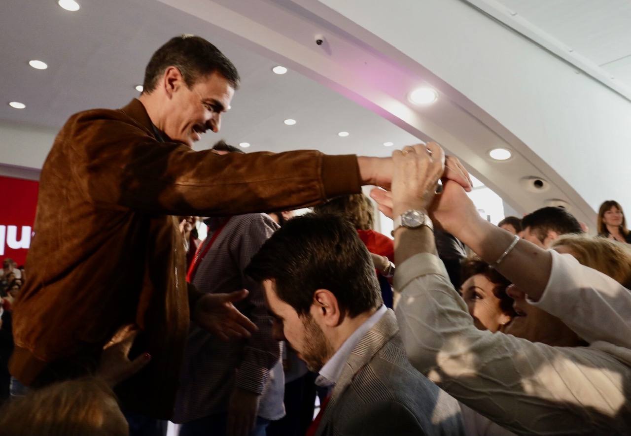 Pedro Sánchez visita Valencia con motivo de la conferencia municipal del PSOE