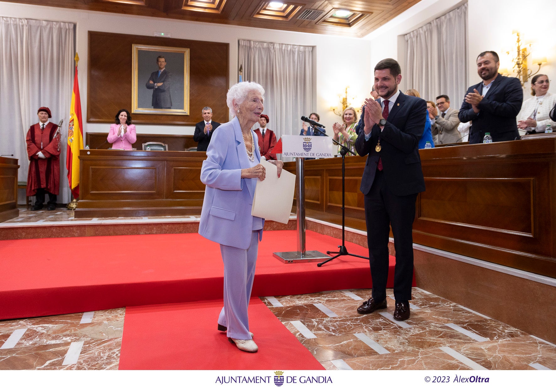 Imagen secundaria 1 - Mariles Azcón, Hija Predilecta de Gandia