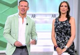 Joaquín Prat y Patricia Pardo, este martes, en 'El Programa de Ana Rosa'.