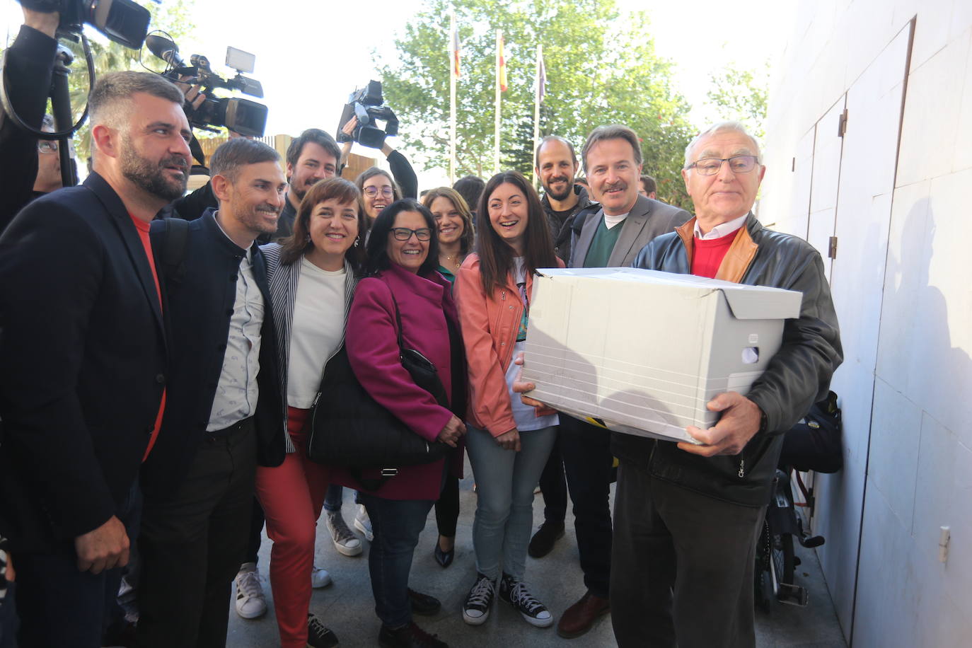 Fotos: Los candidatos a la alcaldía de Valencia presentan sus listas ante la Junta Electoral