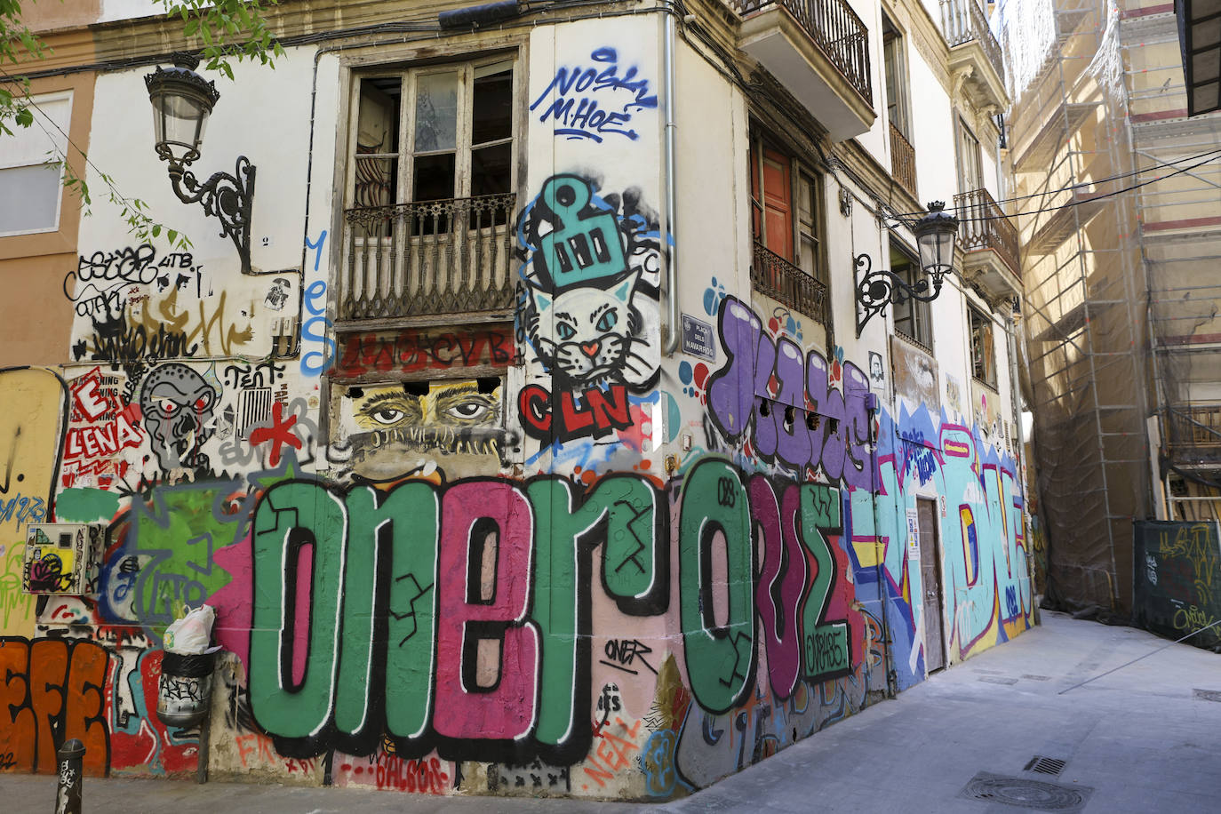 Los grafitis en el barrio de El Carmen