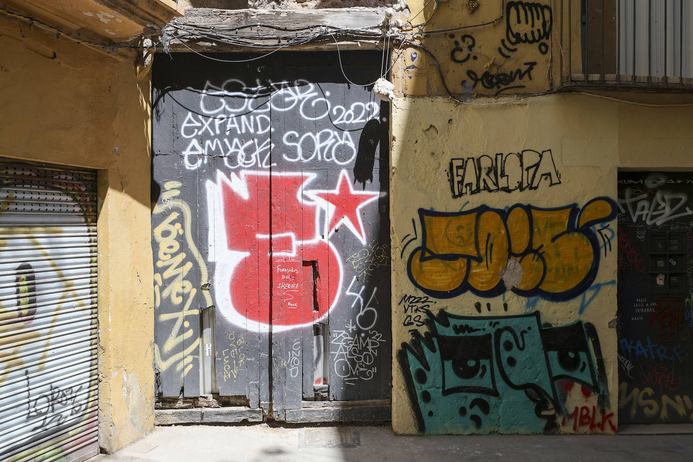 Los grafitis en el barrio de El Carmen