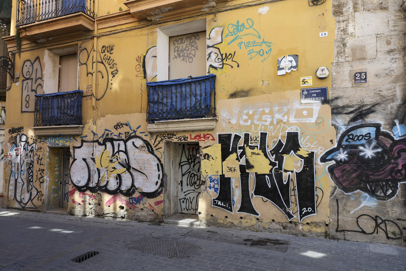 Los grafitis en el barrio de El Carmen