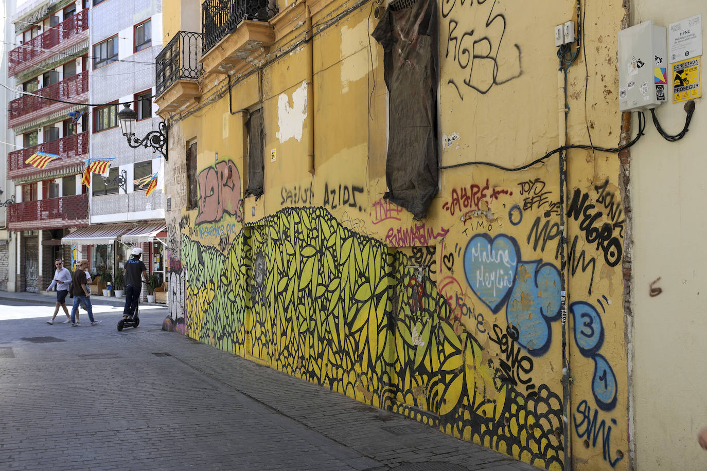 Los grafitis en el barrio de El Carmen