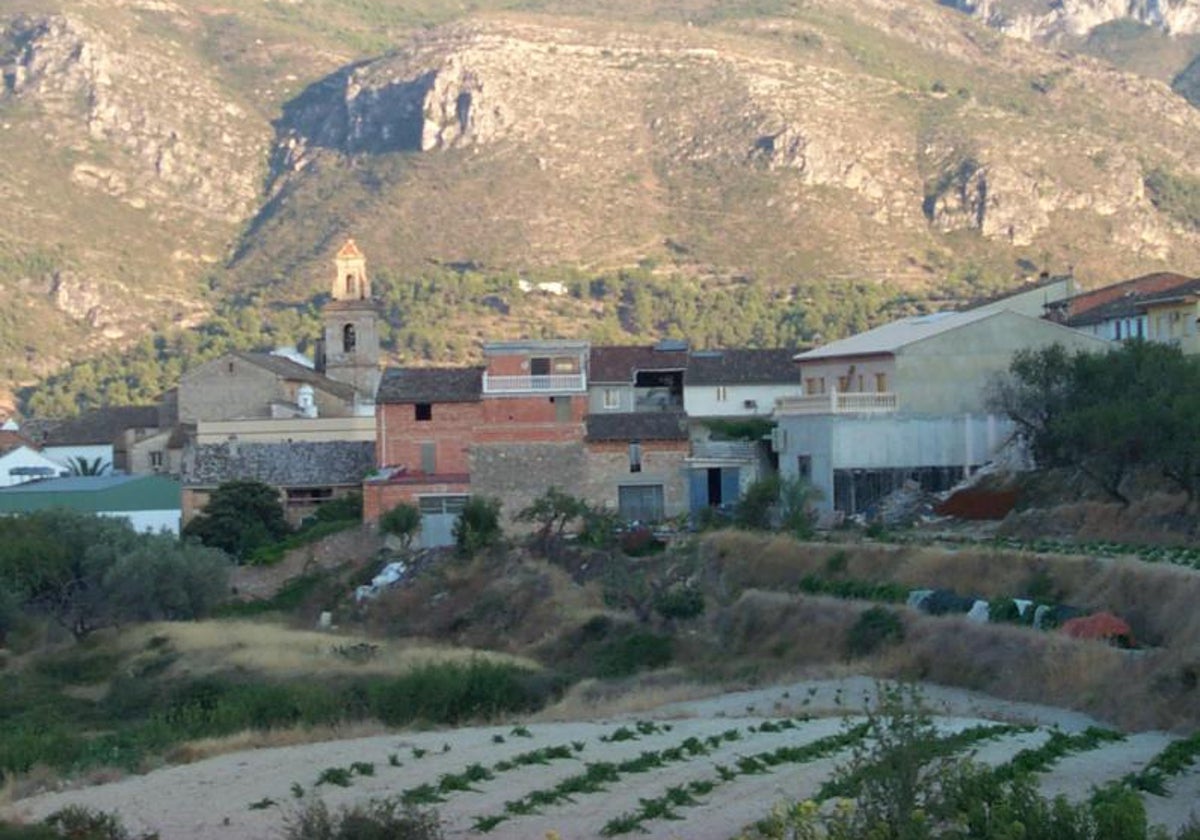 Vista general del municipio de Montitxelvo.