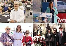 Ribó, Catalá, Gómez y Giner, en distintos actos este puente.