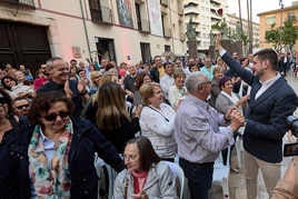 Prieto presenta su lista del PSPV en Gandia ante 1.200 personas