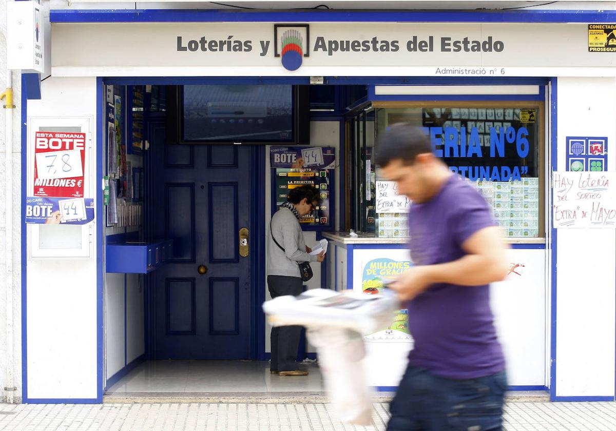 Una administración de lotería.