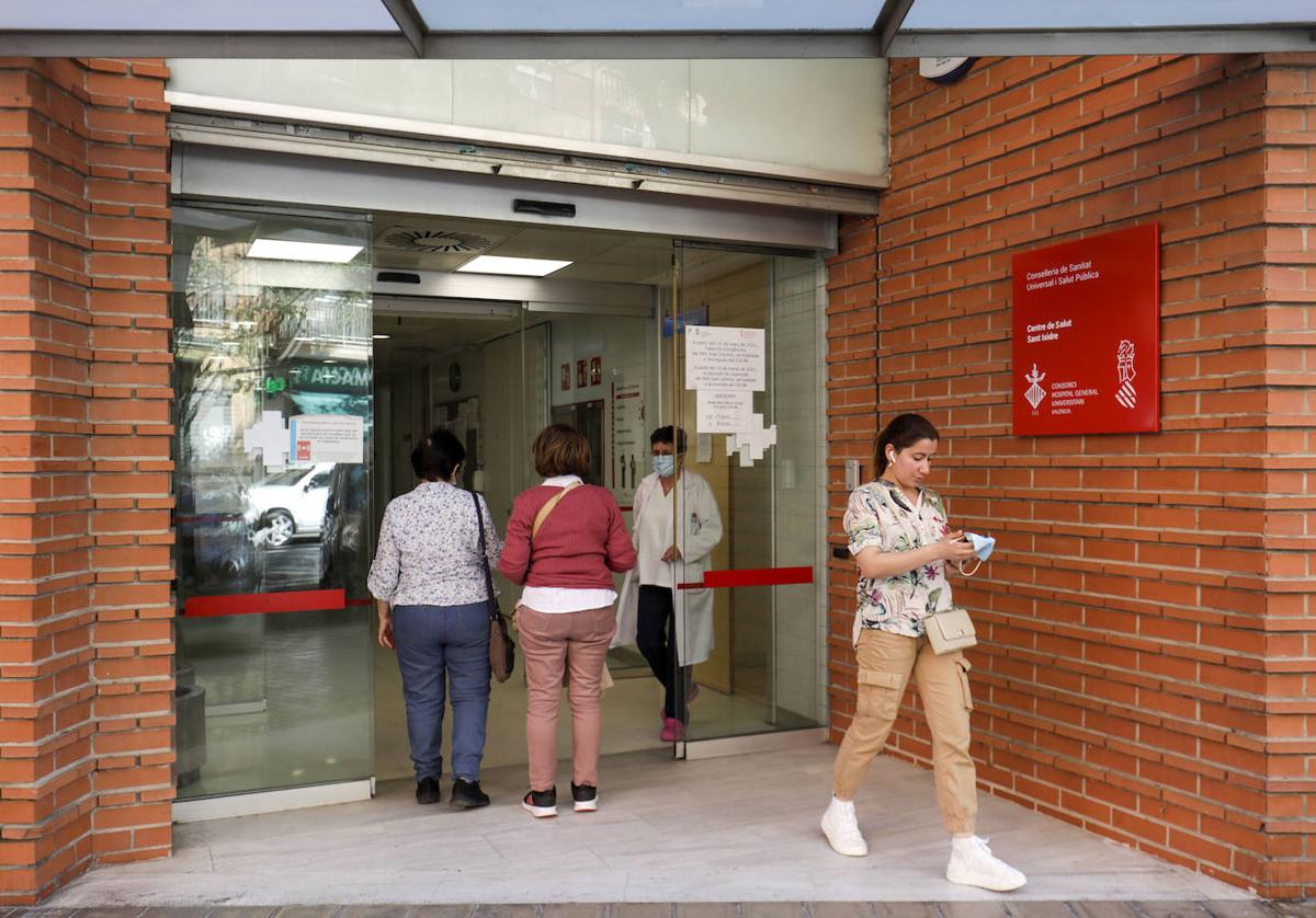 Un centro de salud, este martes en Valencia.