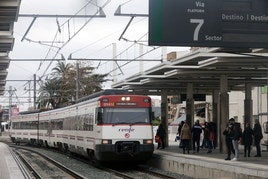 Un tren en la estación el Nord.