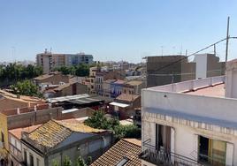 Vista panorámica del barrio del Cabanyal.