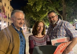 Jorge Herrero, Yolanda Pérez y Nacho Lledó.