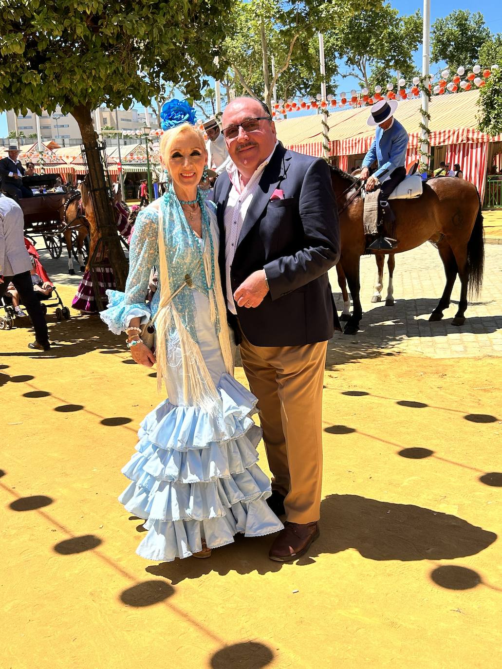 Amparo Llácer y Vicente Macías.