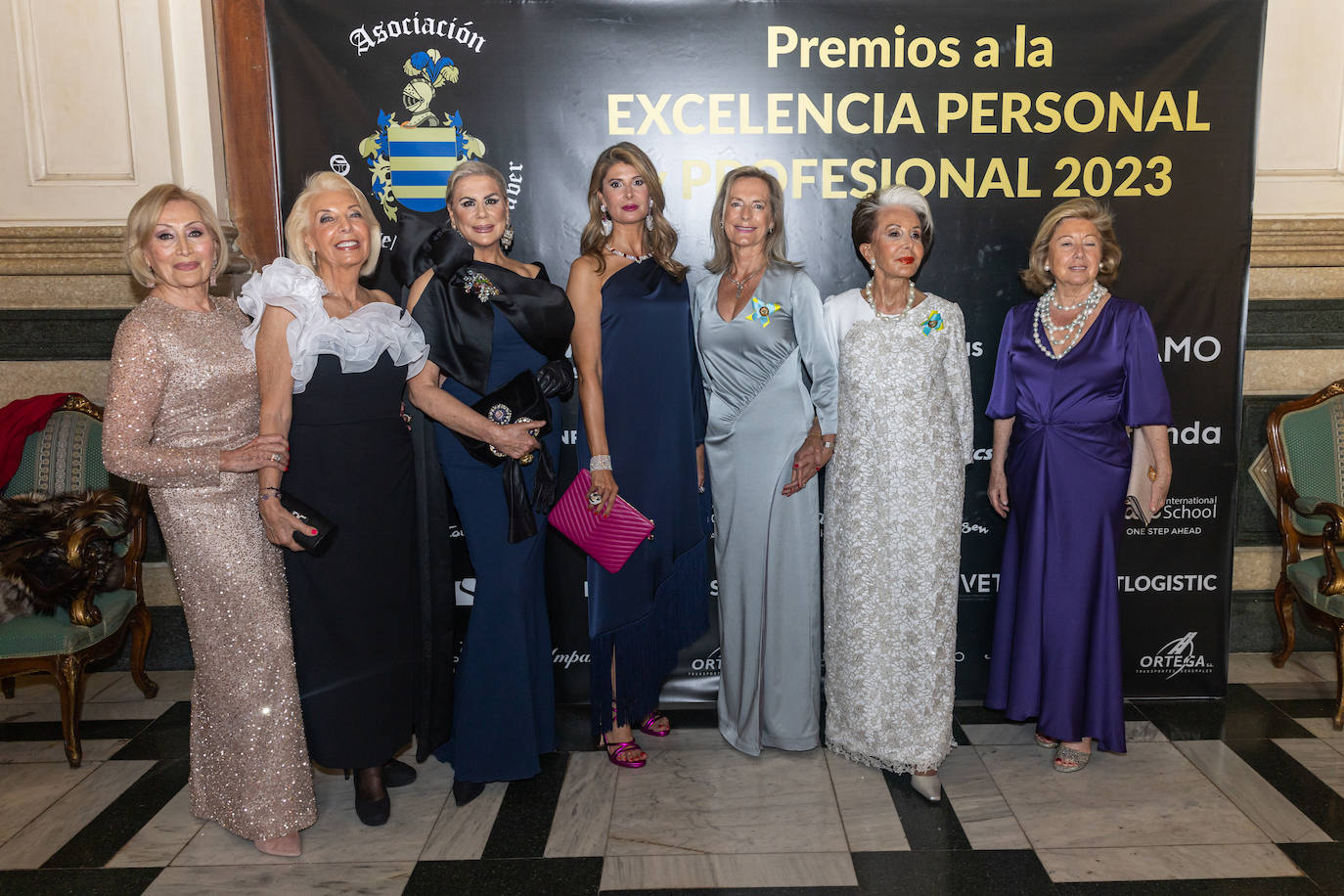 Los asistentes a la gala de los premios de Marisa Marín