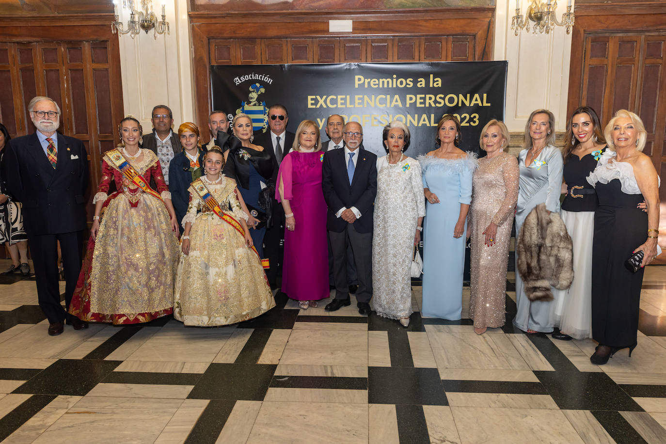 Los asistentes a la gala de los premios de Marisa Marín