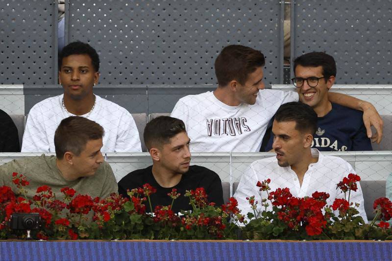 Valverde, Rodrygo y Ceballos, jugadores del Real Madrid