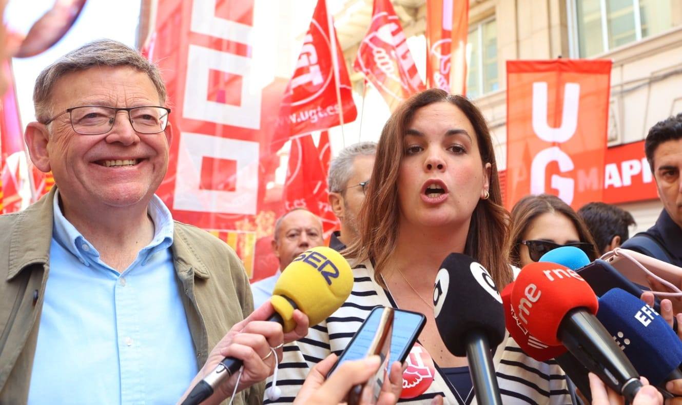 Así ha transcurrido la manifestación del 1 de mayo en Valencia