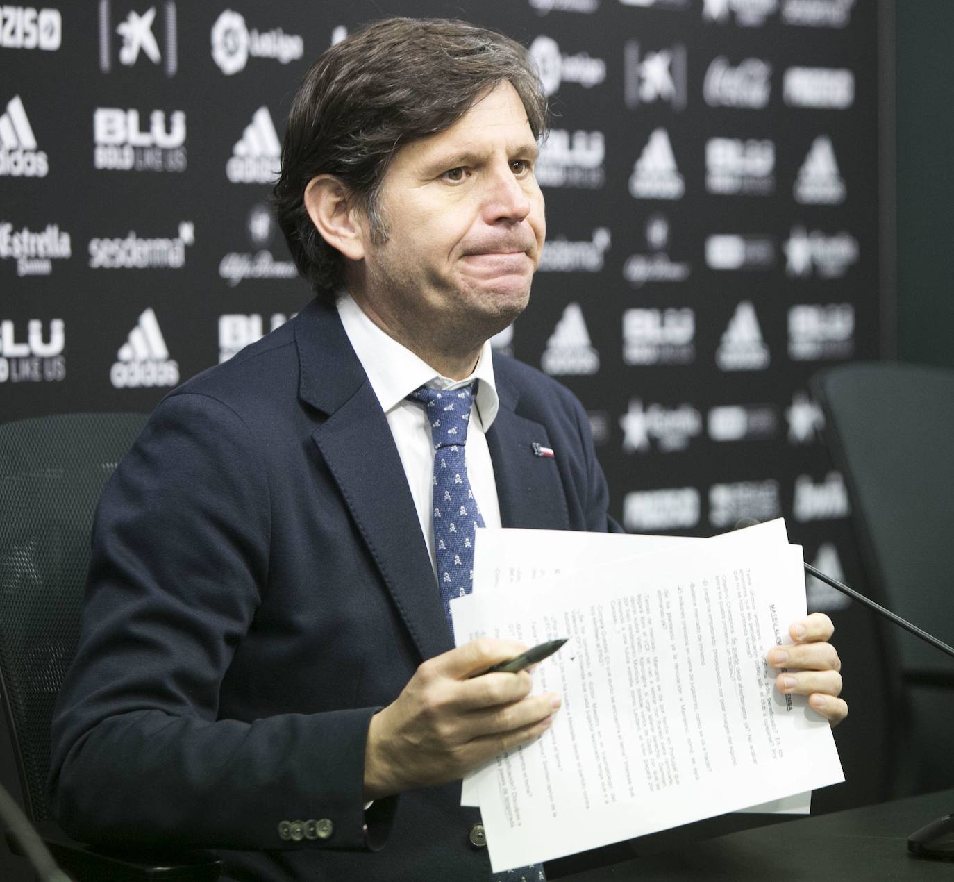 Mateu Alemany en su etapa como director general del Valencia CF