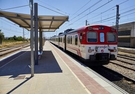 Un tren de la línea C-3 de Cercanías.