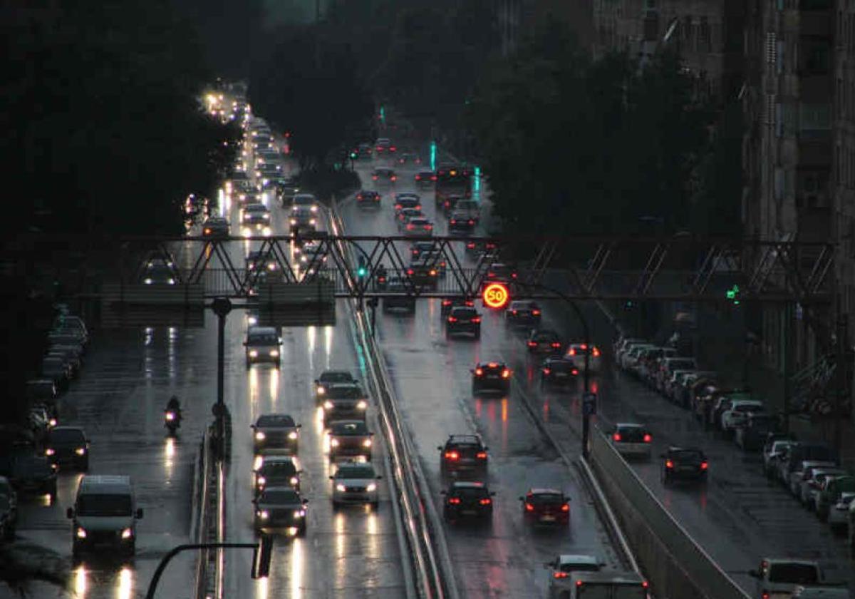 Lluvia en Valencia.