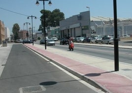 Uno de los carriles-bici de Ontinyent.