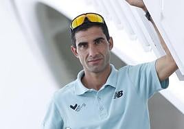 Marc Roig, durante una de sus visitas a Valencia con motivo del maratón.