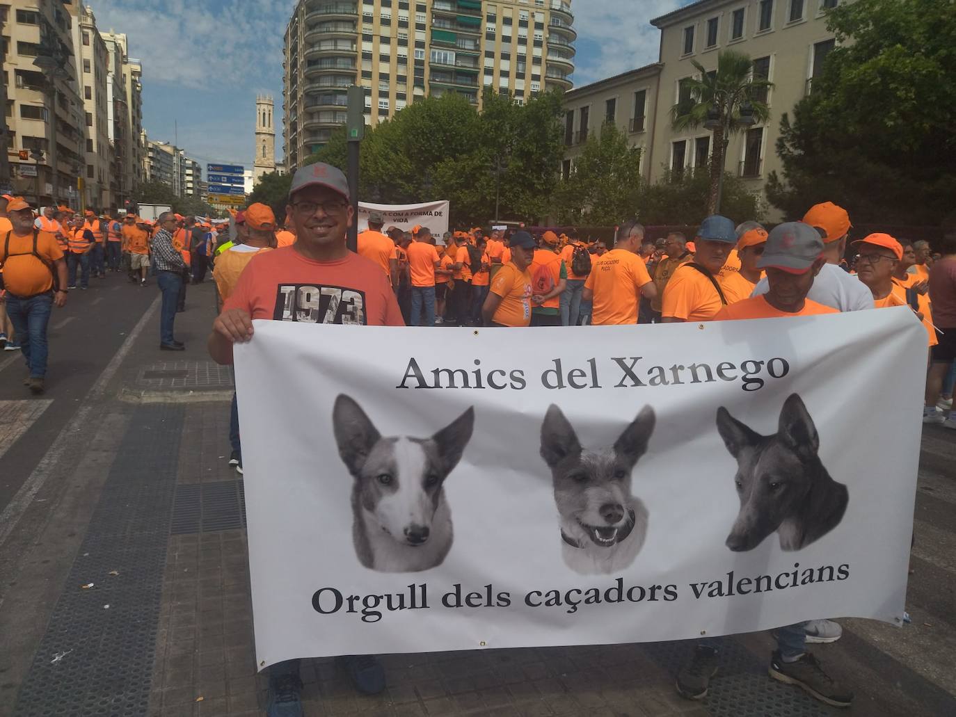 Así ha sido la manifestación en defensa de la caza celebrada en Valencia