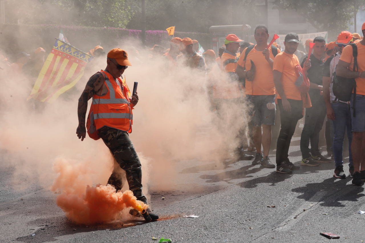 Así ha sido la manifestación en defensa de la caza celebrada en Valencia