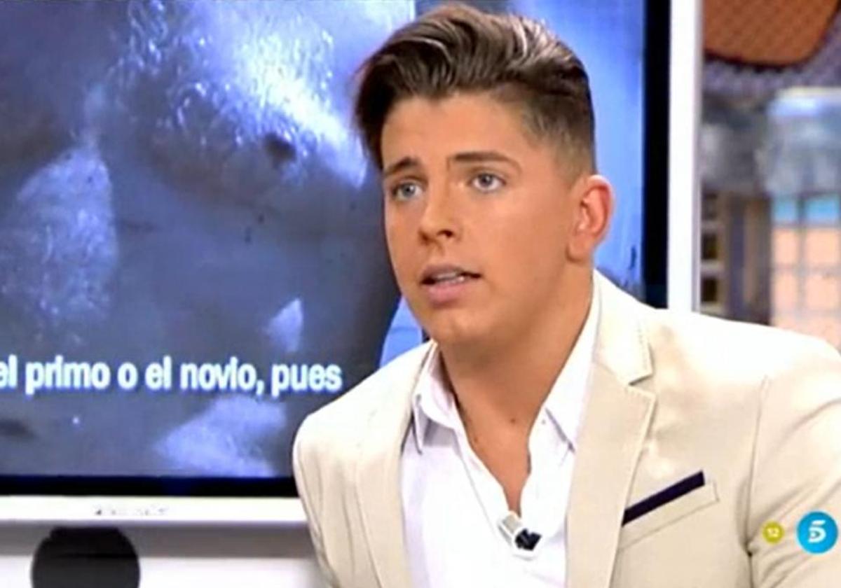 Rafa Mateo durante una entrevista en el 'Deluxe'.