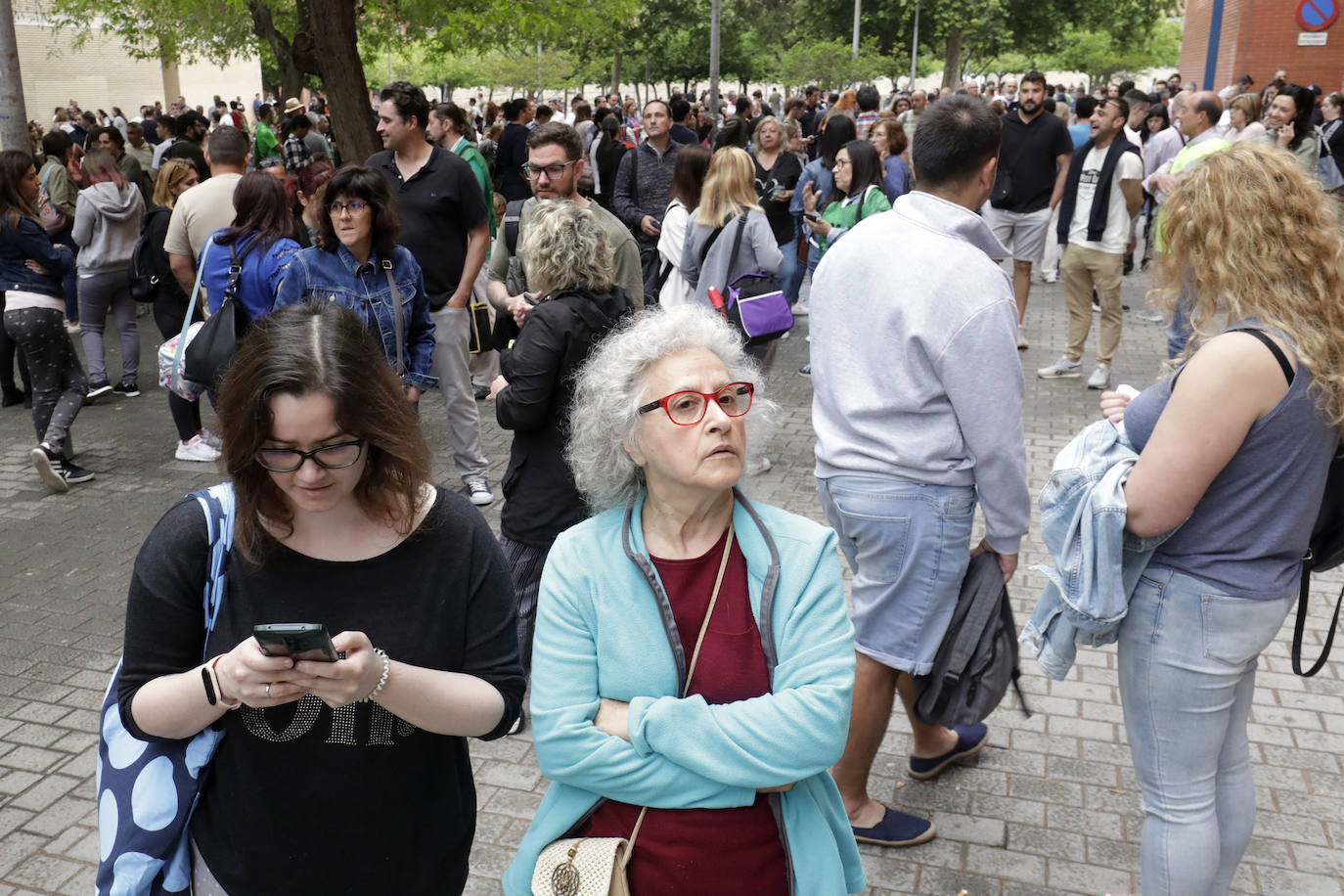 Así se han vivido las oposiciones de Correos en Valencia