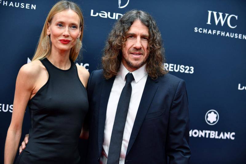 Puyol y Vanesa Lorenzo