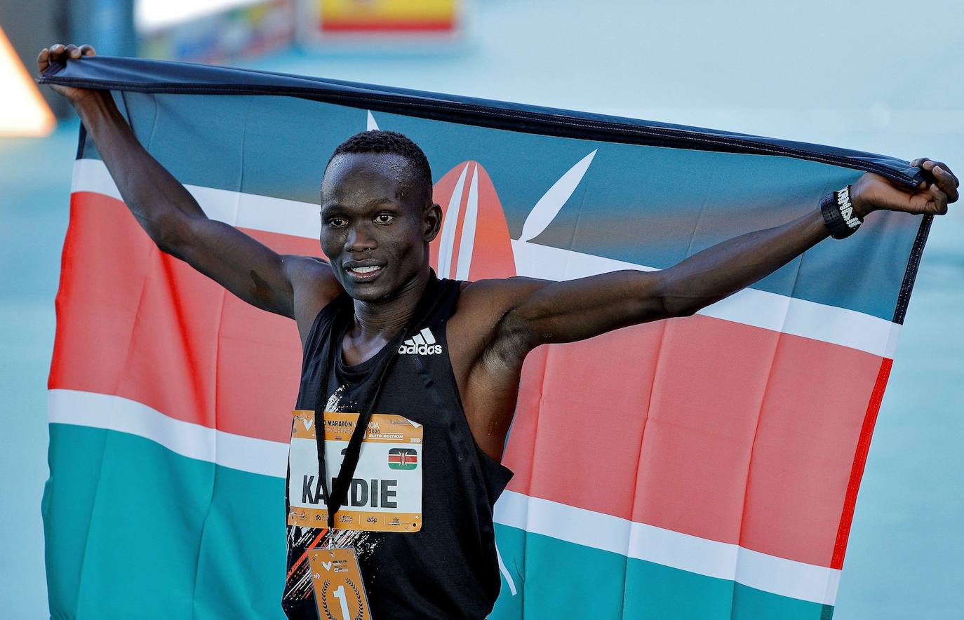 El atleta keniata Kibiwott Kandie