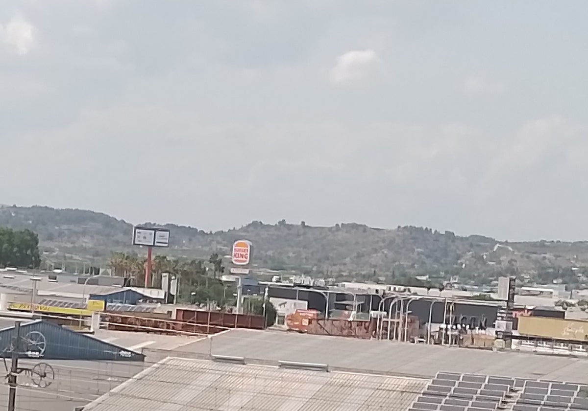 El cielo ha estado cubierto en Xàtiva prácticamente todo el día.