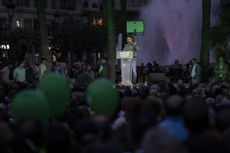 Así ha sido el mitin de Vox en Valencia con Santiago Abascal