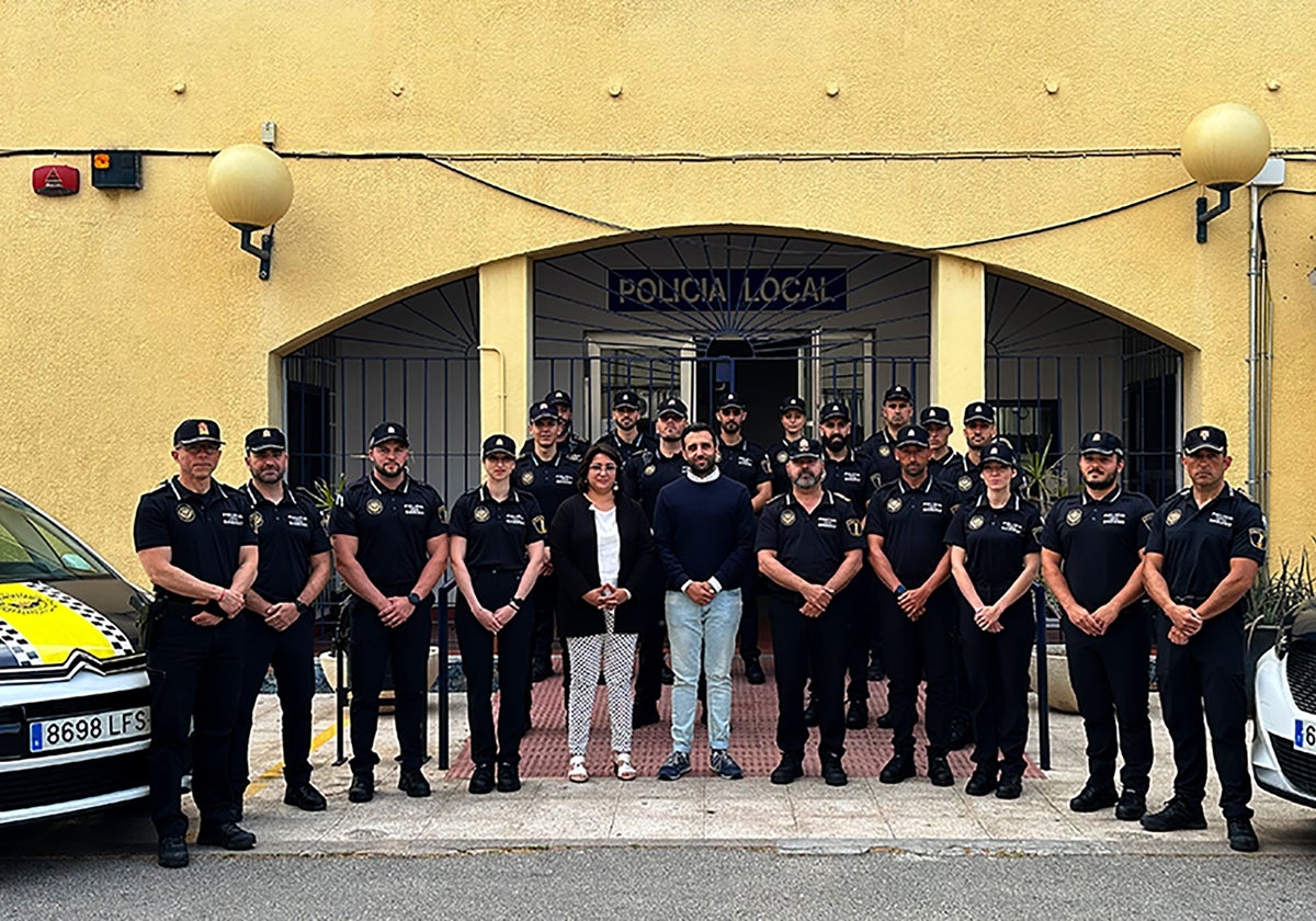 Integrantes de la Policía Local de Sagunto.