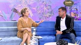 Ana Rosa Quintana y Jorge Javier Vázquez, en un plató de Mediaset