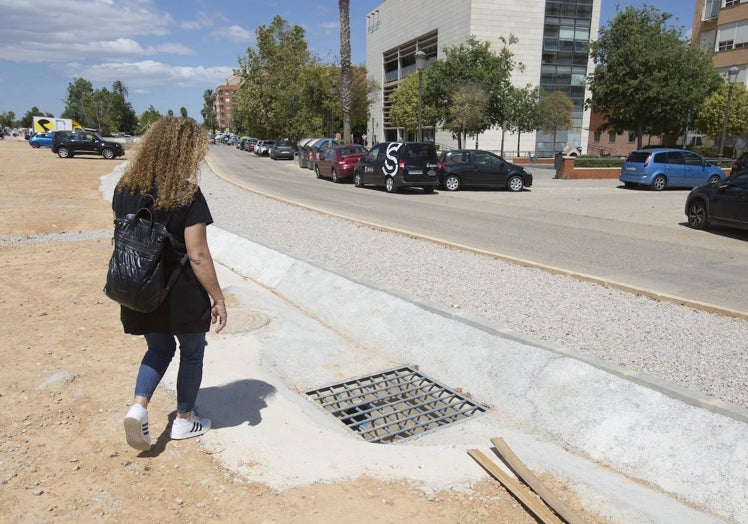 Actuación junto a San Marcelino que no se ha hecho en Camí Reial para evacuar el agua.